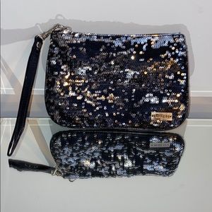 EXPRESS Sequin wristlet